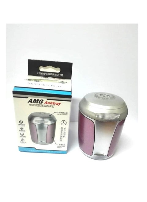 Car ashtray witLED Illuminated Car Trash Bin – Compact Waste Container for Vehicle Interiorsh light bulb