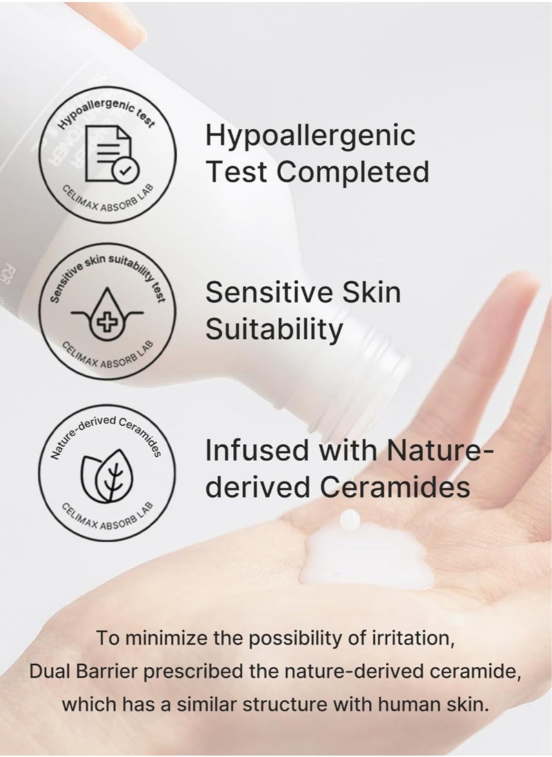 celimax celimax Dual Barrier Creamy Toner | with Ceramides, Oil & Alcohol Free, Facial Astringent, Hydrating, Calming, Soothing, Non Irritating, Dry Sensitive Oily Combination Skin,150ml  - Image 5