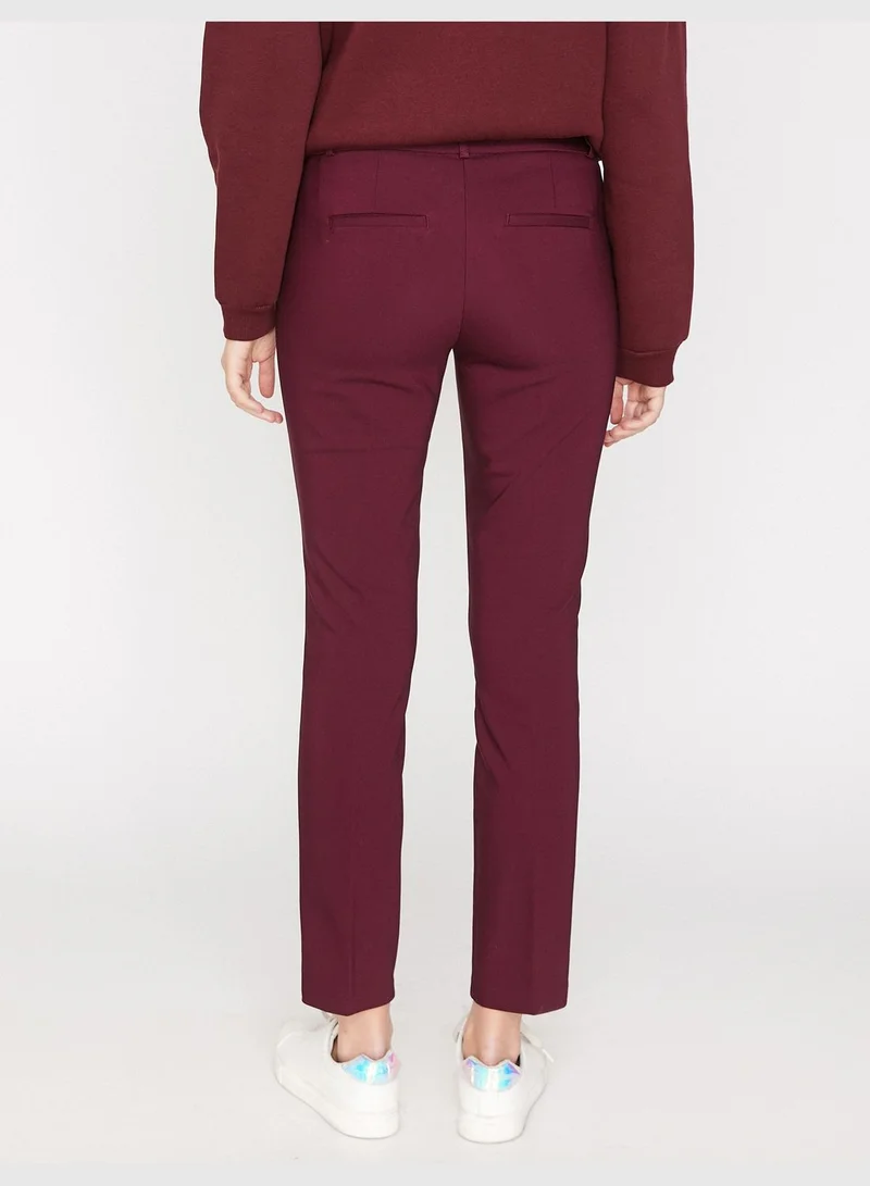 KOTON Slim Fit Trousers