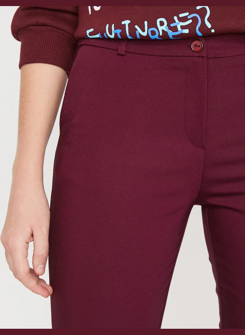 KOTON Slim Fit Trousers