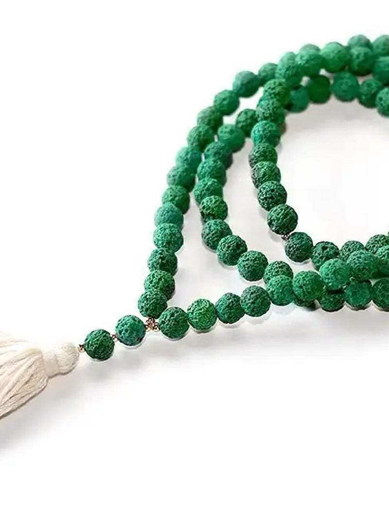 أم أم أيه من معدن الإنسان سبحة فواحة من الأحجار البركانية - Image 2