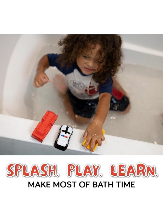 SplashEZ SplashEZ Mold Free 6 Cars Bath Toys for Kids | Toddler Bath Toys with No Hole for Water | Vehicles Set Ideal Size for Little Hands | Safe, Durable for Endless Tub Fun | Great for Boys & Girls Ages 0+ - Image 3