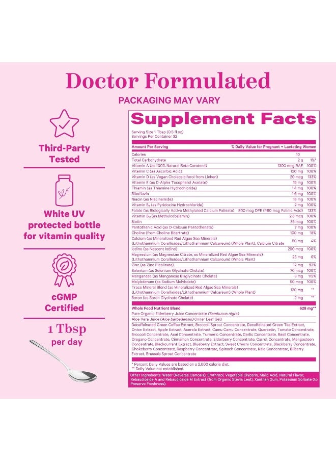 Pink Stork - Foundation Liquid Prenatal Vitamin 16 Fl. Oz.  - Image 5