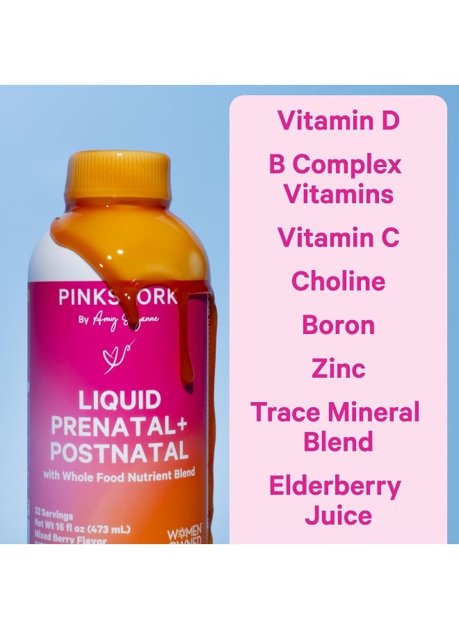 Pink Stork - Foundation Liquid Prenatal Vitamin 16 Fl. Oz.  - Image 3