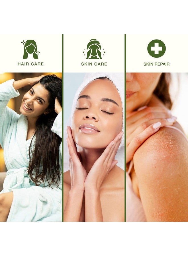 Green Leaf Naturals Aloe Vera Spray For Hair Skin Face After Sun Care And Sunburn Relief ;8 Oz;Cold Pressed Aloe Vera; Pure Skin Care Moisturizer Unscented By Green Leaf  - Image 3