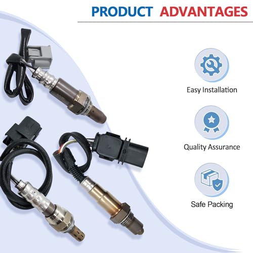 Maxfavor 2Pcs Oxygen Sensor Direct Replacement for Honda 2005 2004 2003 2002 2001 Civic 1.7L O2 Sensor 234-4092 234-4123 Upstream Downstream 02 Sensor（D17A7 Engine Only - Image 4