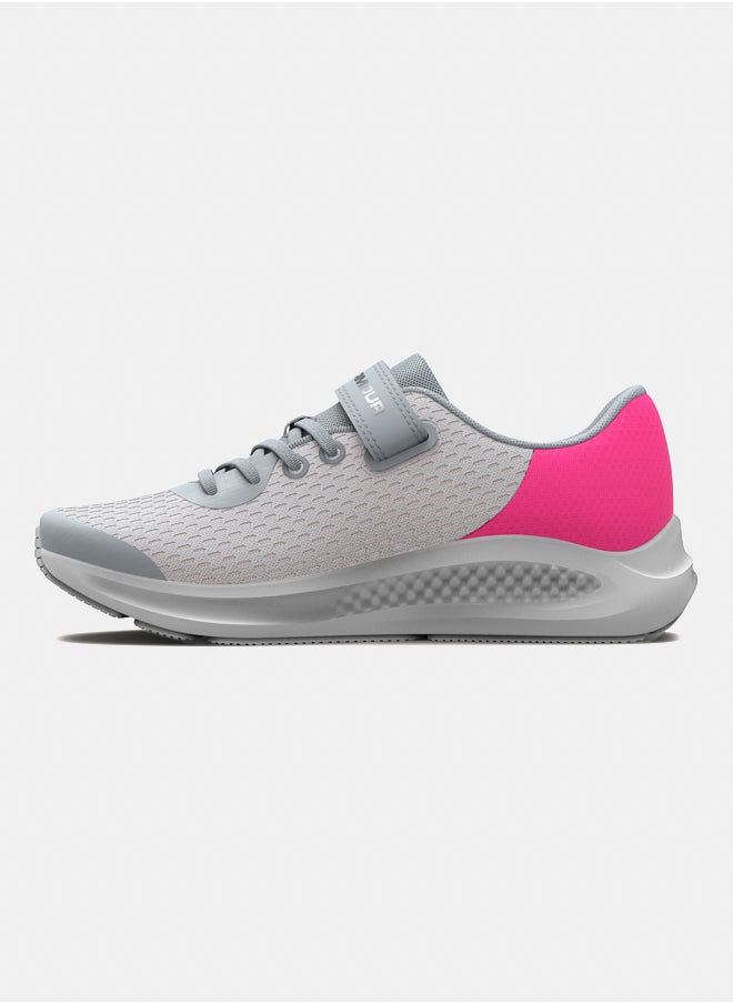 UNDER ARMOUR - Girls' Pre-School Pursuit 3 AC Running Shoes - Image 1