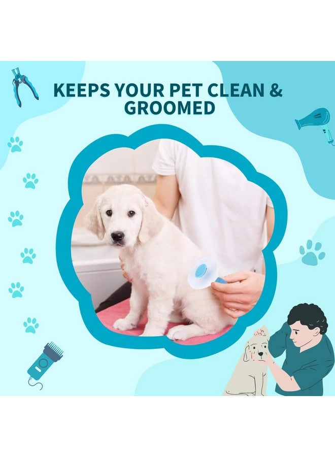 URBANPET Dog hair brush Thin Slicker dog Brush for hair dogs & Cat brush | Self Clean dog comb for deseeding brush for dog accessories & cat accessories - Image 4