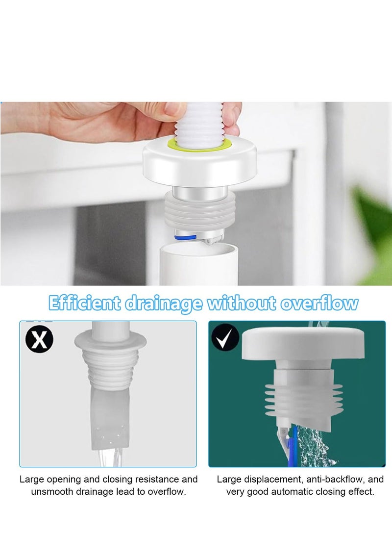 Sewer Hose Sealing Plug, Drain Pipe Seal Deodorant, Suitable for Bathroom Laundry Washing Machine Kitchen Cleaning Tools  - Image 3