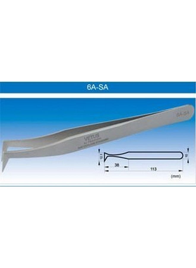 iLash Store - Eyelash Extensions Pointed L Type Tweezer 6Asa - Image 1