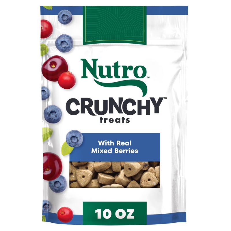 Nutro Crunchy Dog Treats with Real Mixed Berries, 10 oz. Bag - Image 1