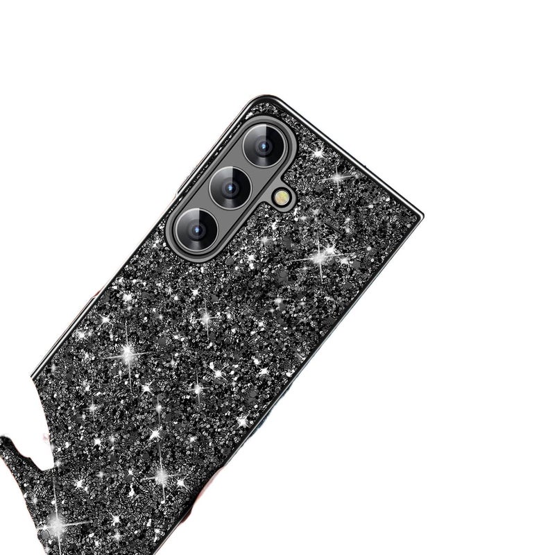 غطاء واقي | Silver | TPU | لمعان براق | مطلي بالكهرباء | مقاوم للصدمات لـ Samsung Galaxy Z Fold 7 - Image 3