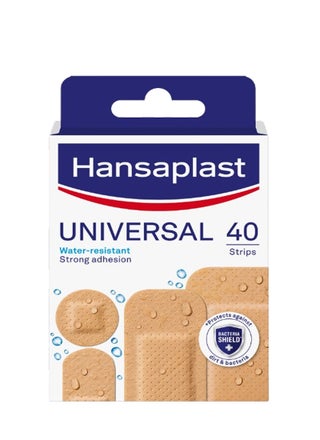 Universal Wound Plasters Water-Resistant Strong Adhesion Absorbent Non-Stick Wound Pad Breathable Plasters Multipurpose Plasters 40 Strips
