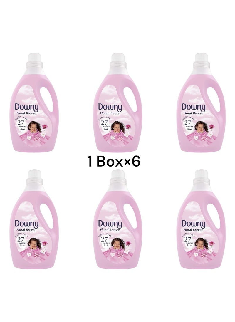 Downy Fabric softener with floral fragrance extract, 3 liters * 6 packs 