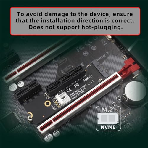 NFHK PCBA M.2 NGFF NVMe M-Key Extender to PCI-E X1 X4 X8 X16 Graphics Card Riser Adapter PCI-Express for M2 2260 2280 - Image 5