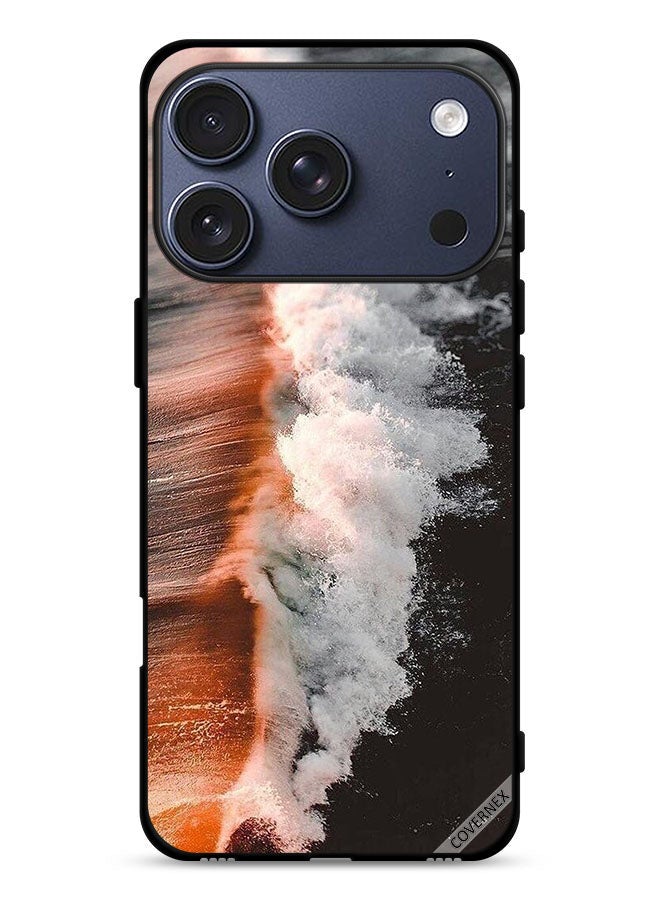 Covernex Apple iPhone 17 Pro Protective Case Cover Sea Water Wave - Image 1