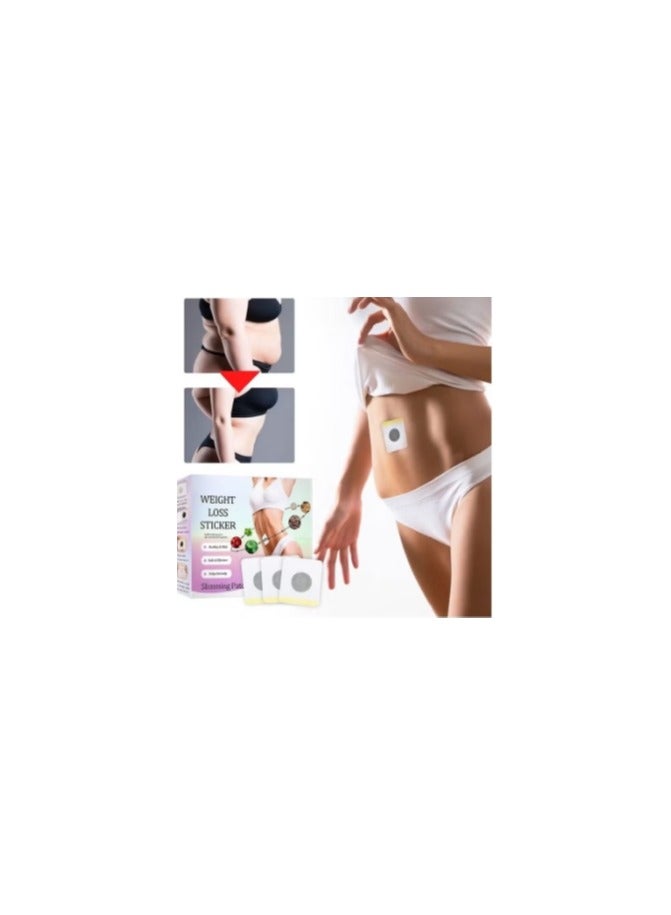Y&D Lipeed Slimming Patches Natural Belly Button Plaster For Weight Loss Body Shaping Stickers - 30 Pieces - Image 3