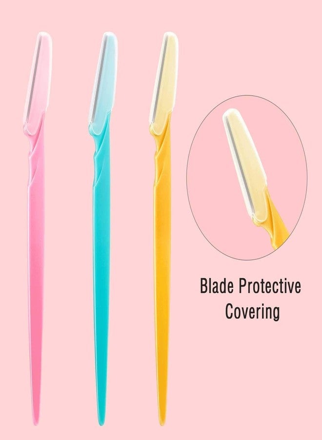 Lecherous Max Soft Care Facial & Eyebrow– Lightweight, Compact, & Portable Women's Body Razor for Quick Touch-Ups Anywhere! Perfect for Your Bedroom, Bathroom, Makeup Bag, or Travel! (Eyebrow Razor - 3) - Image 3