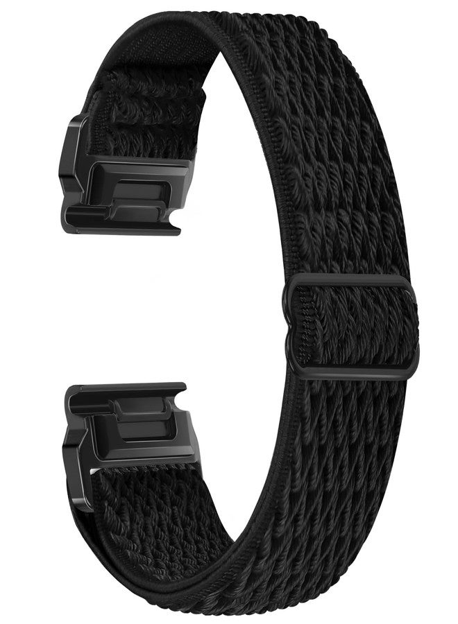 Acortjl 26mm Elastic Watch Bands Compatible for Garmin Fenix 8 51mm/Tactix 8 51mm/Enduro/2X/epix Pro 51mm, Quickfit Nylon Band for Fenix 7X/6X Pro/5X Plus/3/Tactix/Descent MK2i Smartwatches - Image 1