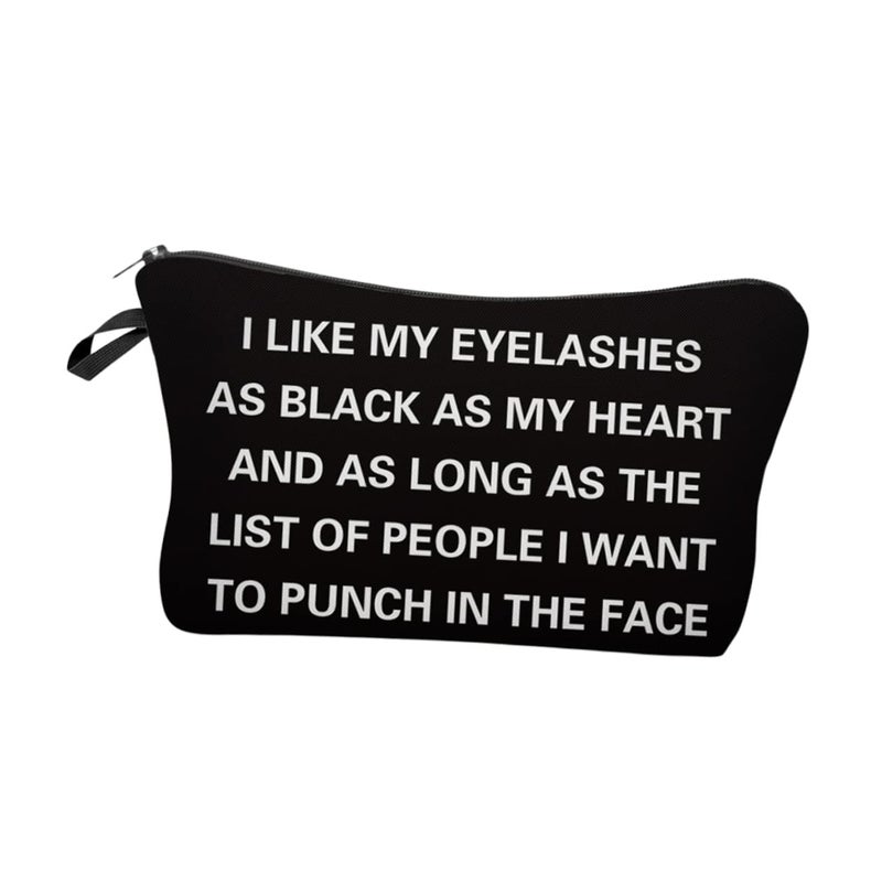 Waterproof Hanging Toiletry Bag For Women Cosmetic Pouch Zipper Design Novel Pattern - Image 5