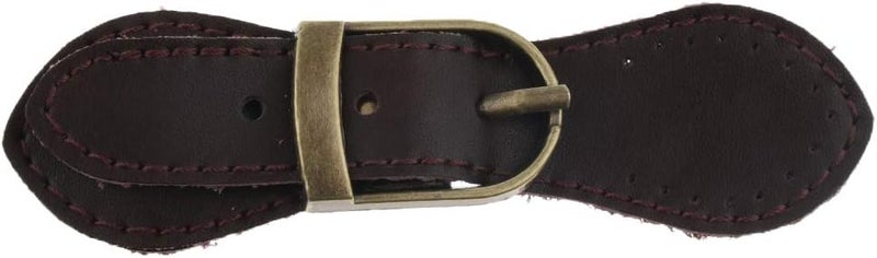 klarakoSew on Real Leather Bag Tab Buckles Closure Replacement Repair Making DIY klarakoCoffee - Image 2