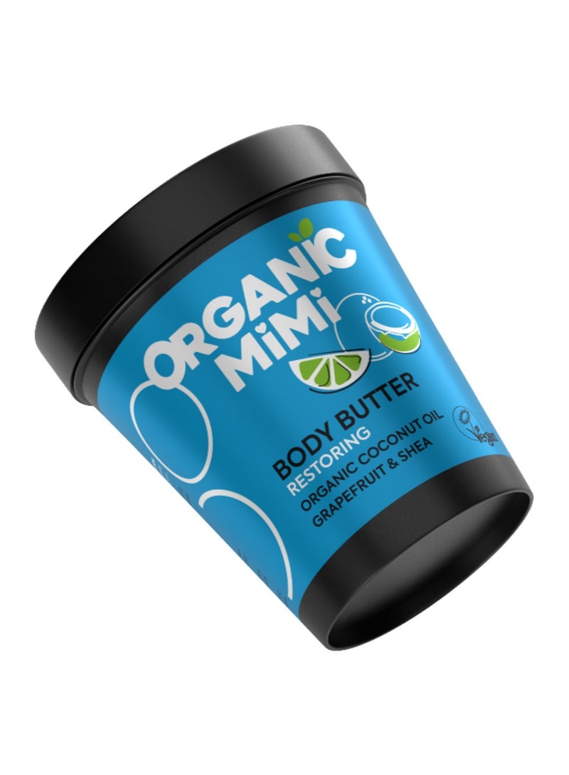 organic mimi Restoring Coconut &grapefruit Body Butter 200ml - Image 2