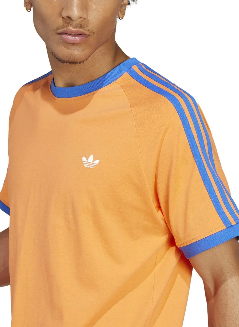 Adidas Q2 MONOGRAM CAL Orange Originals Men T-SHIRTS