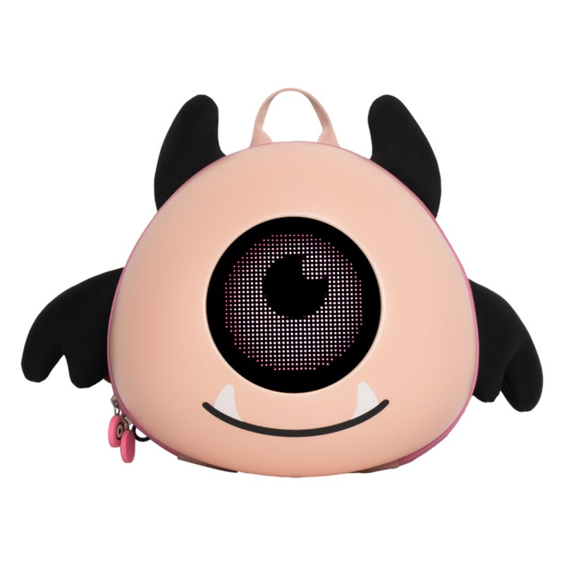 Led Backpack: Pink ABS 3D Molded - App Controlled Customizable Screen Light Up Backpack for Outdoor Hiking, Cycling, Kids and Girls - Image 1