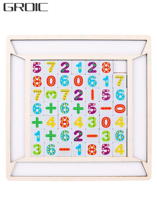 GROIC Memory Matching Toy, Montessori Learning Game Memory Match Board Game Early Development Learning Toys for Kids, Wooden Puzzle Elimination Game Toys  - Image 1