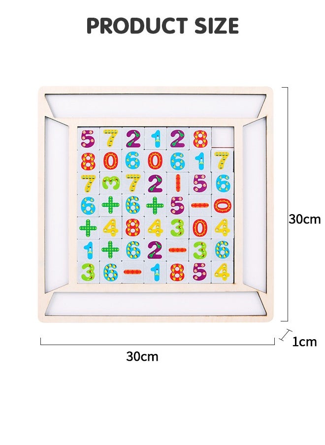 GROIC Memory Matching Toy, Montessori Learning Game Memory Match Board Game Early Development Learning Toys for Kids, Wooden Puzzle Elimination Game Toys  - Image 5