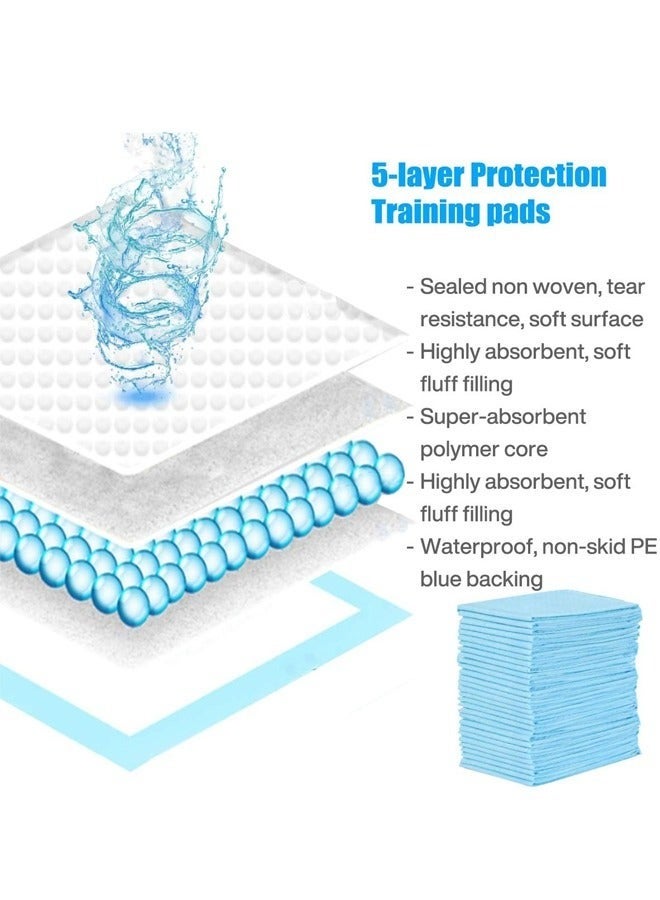 Disposable Changing Pads Incontinence Pads Super 6-Layer Absorbent Protection Leak Proof Bed Covers for Elderly Liquid Urine Accidents XL(60*90cm) - Image 3