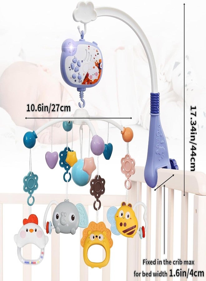 Mallexo جرس سرير موسيقي دوار يعمل بجهاز تحكم عن بعد من ماليكسو، مناسب للأطفال، مع علاقة دوارة لسرير الأطفال، وألعاب سرير لطيفة معلقة، هدية مثالية للأطفال في أعياد الميلاد. - Image 4