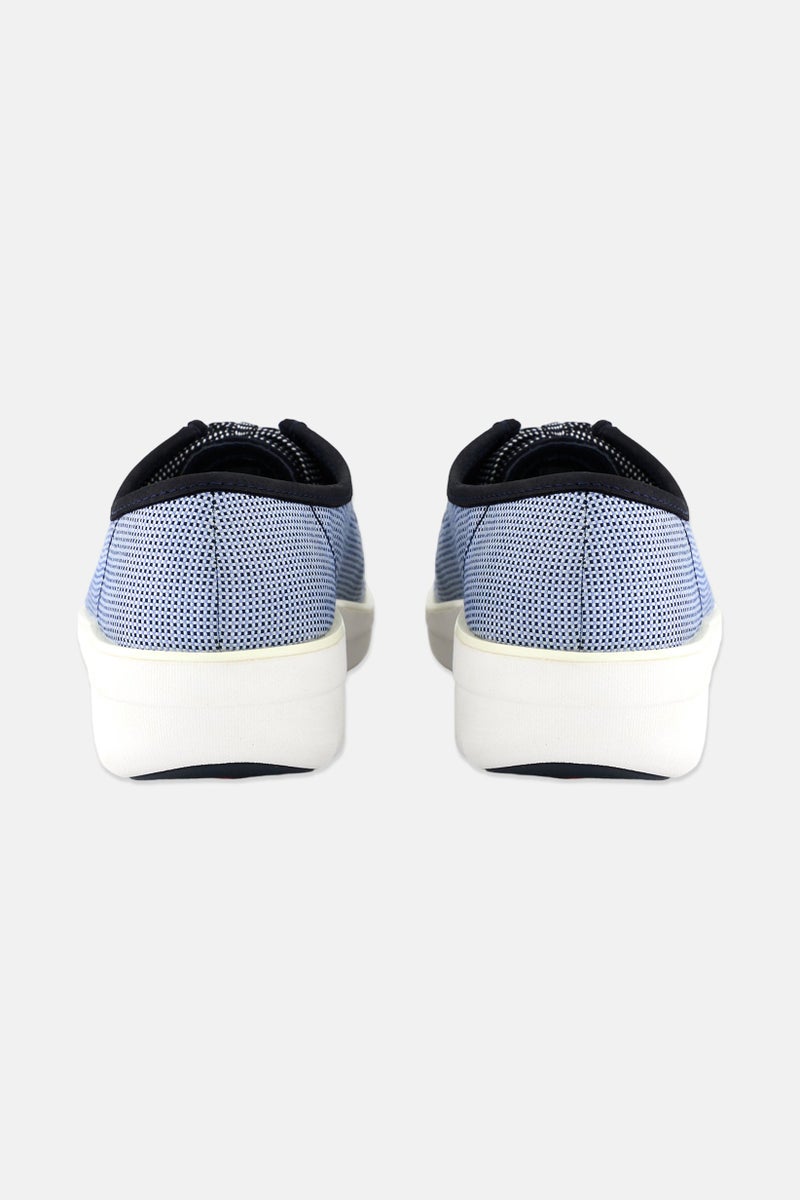 FitFlop Women Loaff Lace Up Casual Shoes, Navy Combo - Image 2