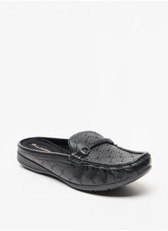 Le Confort Women's Monogram Embossed Slip-On Mules  - Image 1