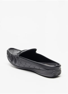 Le Confort Women's Monogram Embossed Slip-On Mules  - Image 2