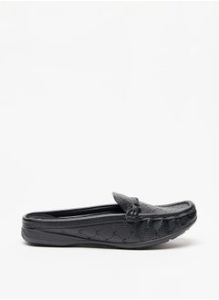 Le Confort Women's Monogram Embossed Slip-On Mules  - Image 3