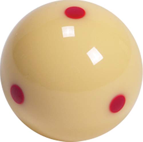 Aramith 2-1/4" Regulation Size Billiard/Pool Ball: Super Pro Cup Cue Ball with 6 Red Dots - Image 4