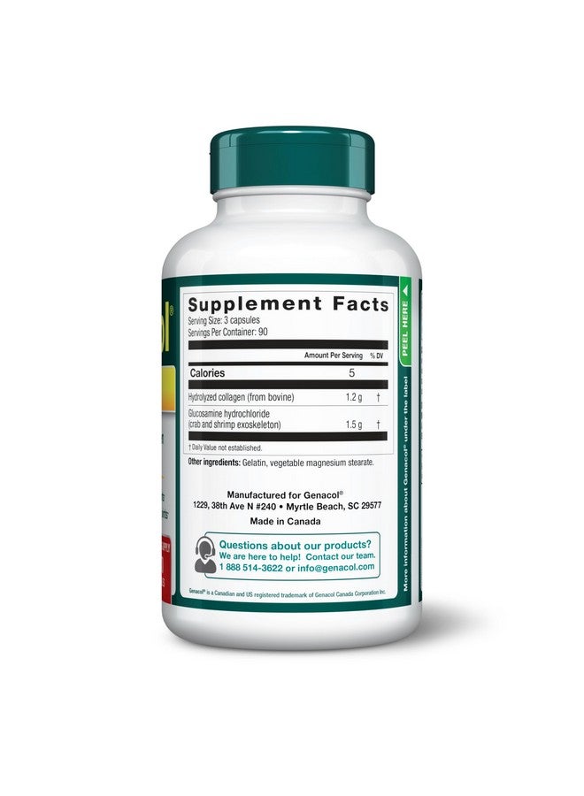 Genacol Glucosamine and Collagen Joint Supplement 270 Capsules - Image 3