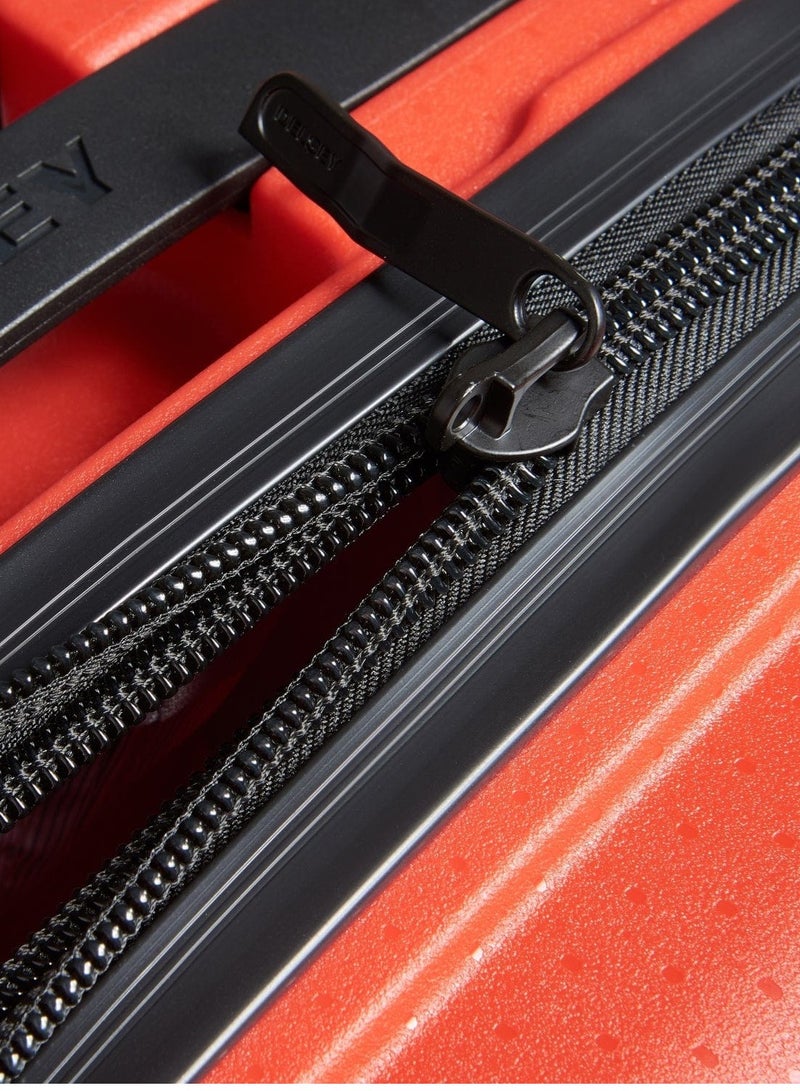 ديلسي _باريس حقيبة ترولي كابينة بيلمونت+ 55 سم صلبة بعجلات مزدوجة قابلة للتوسيع لون أحمر باهت - Image 5