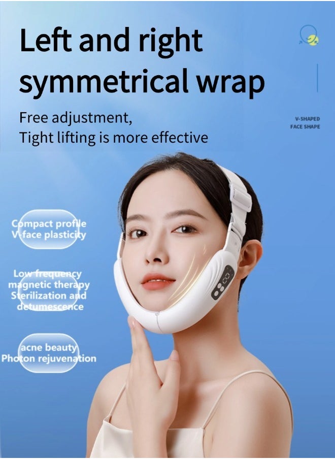 Generic - Microcurrent V-face shaping instrument(V-face bandage,V-face slimming instrument,Facial lifting, firming, shaping, double chin, facial contour, portable for home use) - Image 1