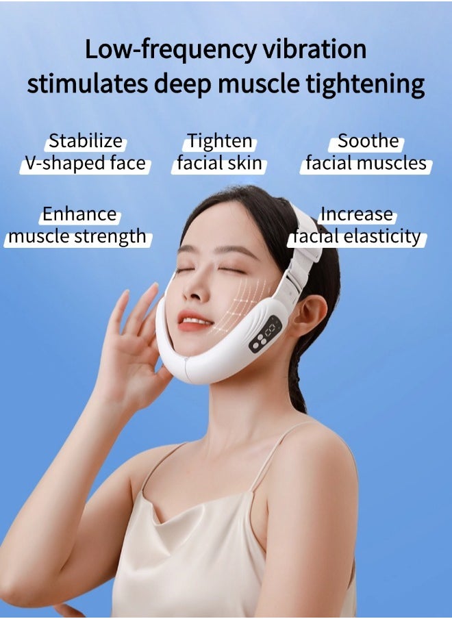 Generic - Microcurrent V-face shaping instrument(V-face bandage,V-face slimming instrument,Facial lifting, firming, shaping, double chin, facial contour, portable for home use) - Image 1