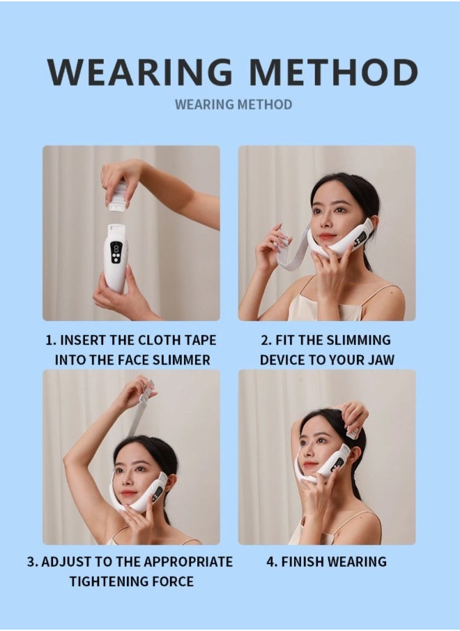 Generic - Microcurrent V-face shaping instrument(V-face bandage,V-face slimming instrument,Facial lifting, firming, shaping, double chin, facial contour, portable for home use) - Image 1