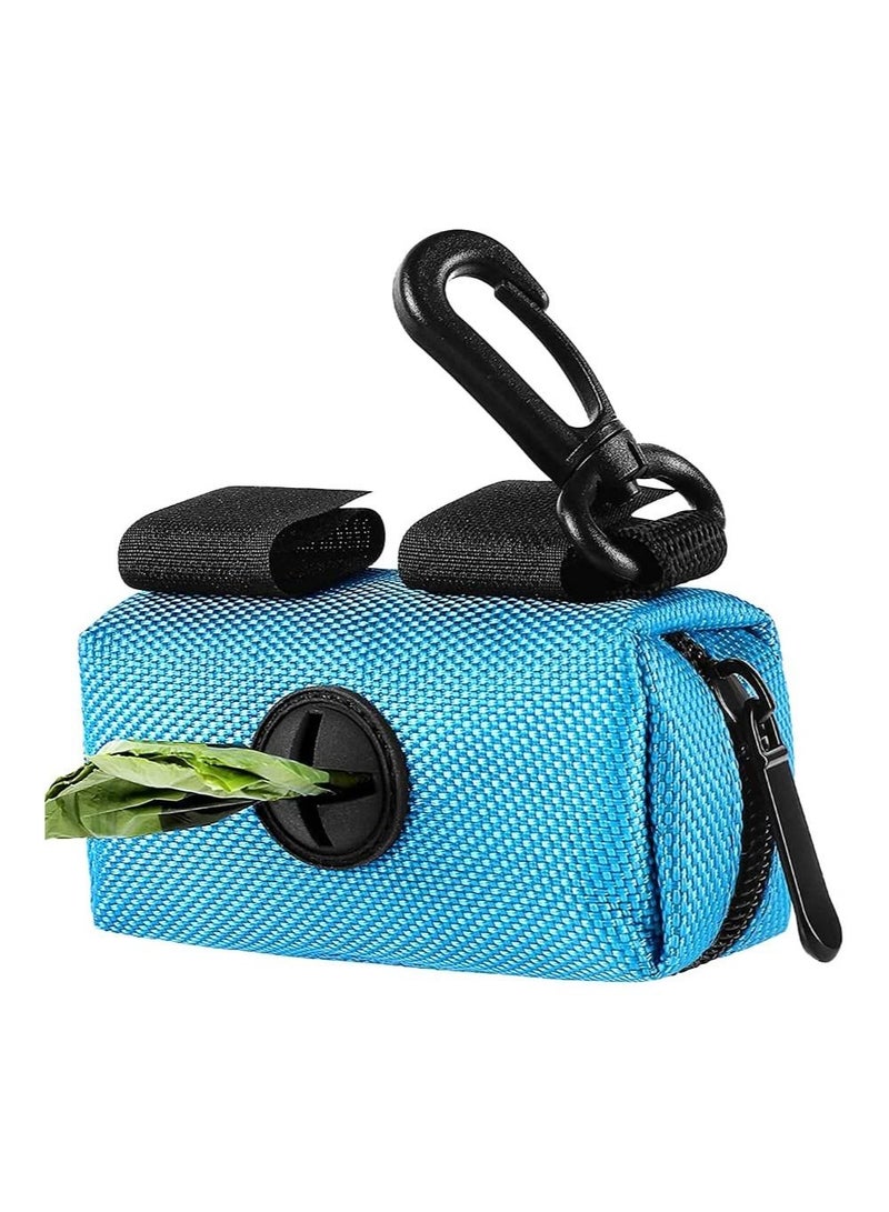 Bag Dispenser Doggie Leak Proof Waste Bag Dispenser 600D Nylon Oxford Zippered Bag Holder and Pet Waste Bags Clip On Container Attaches to Leash, Belt, Harness,Collar, Bags  - Image 1