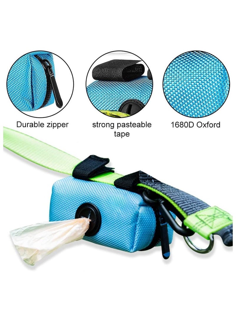 Bag Dispenser Doggie Leak Proof Waste Bag Dispenser 600D Nylon Oxford Zippered Bag Holder and Pet Waste Bags Clip On Container Attaches to Leash, Belt, Harness,Collar, Bags  - Image 3