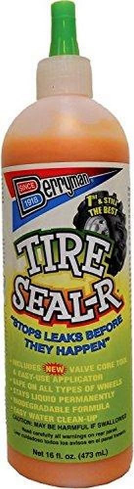 Berryman Products Seal R Tire Sealing Compound16Ounce Squeeze Bottle1316