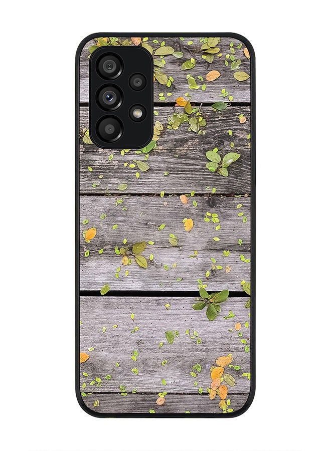 Stylizedd Rugged Black edge case for Samsung Galaxy A23 (LTE/4G) Slim fit Soft Case Flexible Rubber Edges Anti Drop TPU Gel Thin Cover - Backyard Patio - Image 1