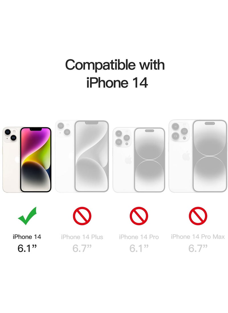 Generic Jetech mobile phone case for iPhone 14, size 6.1 inches, anti-yellowing shockproof mobile phone, scratch-resistant transparent back, thermoplastic polyurethane carbonate  - Image 4