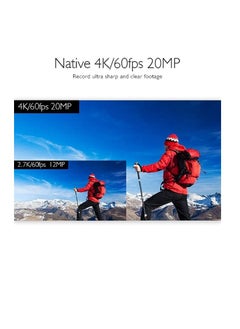 Akaso Elevate Your Adventure with a 4K/60fps Action Camera – Touchscreen, Wi-Fi, Voice Control, Waterproof up to 40m, Adjustable Viewing Angle, 8X Zoom, and Helmet Accessories  - Image 2