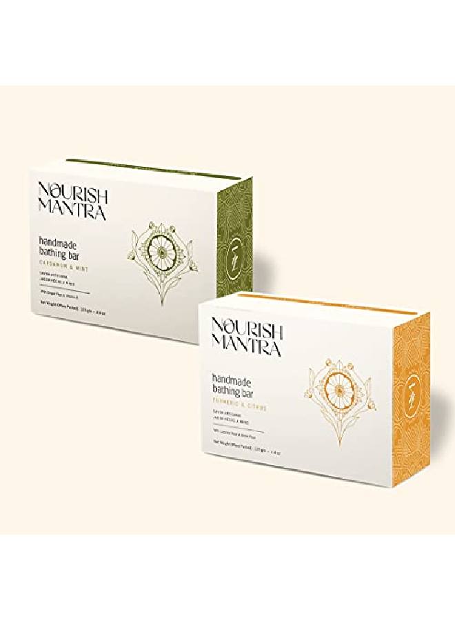 NOURISH MANTRA Handmade Bathing Bar Soap (Duo) - Image 5