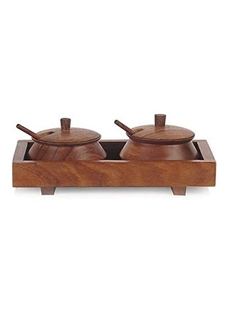 Rana, Wooden Mukhwas Container | Masala Box | Spice Rack | Spice Storage Jars | Condiment Mukhwas Container Spice Holders Supari Saunf Container Set Masala Container Mukhwas Tray Set Gift Item - pzsku/ZE4DDA591B38305717A60Z/45/1743594441/2e72e7b7-3940-4dcf-ac4b-3654773c3cae